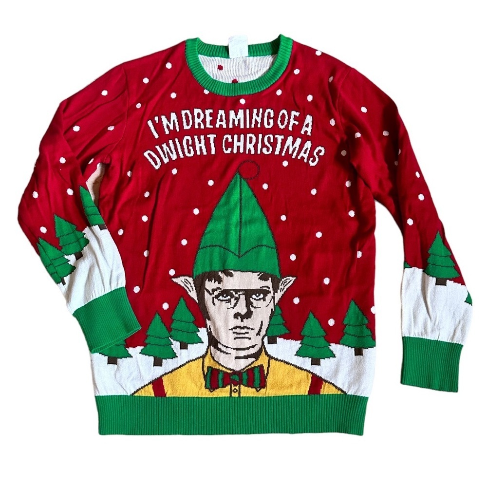 Dwight The Office Christmas Sweater - Unisex - EUC